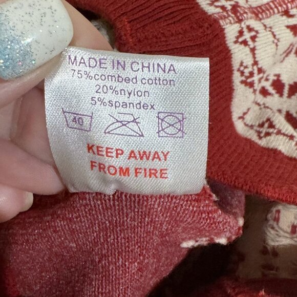 Blade & Rose Snowman Pants Red White Size 6-12 Months - Picture 3 of 3